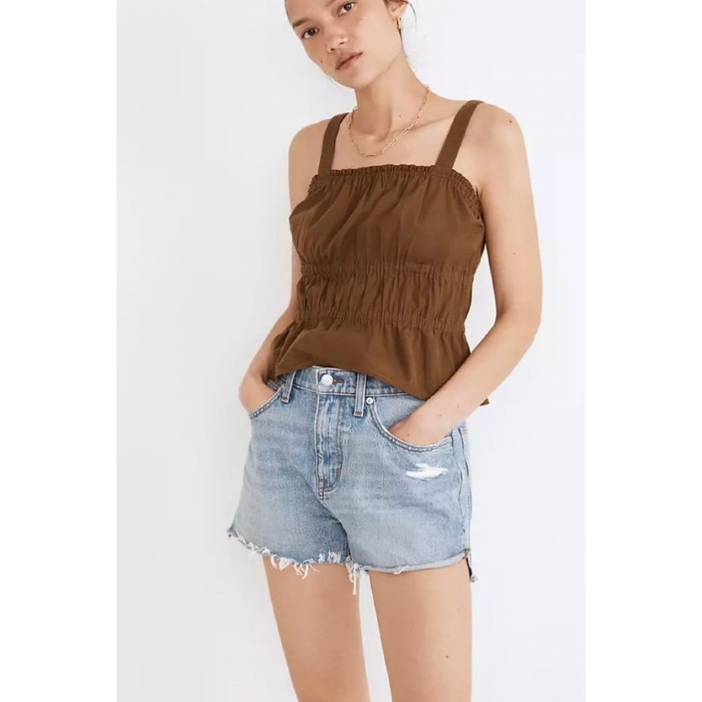 Madewell Women's $78 Relaxed Denim Short Madera Wash Size 26 NF034